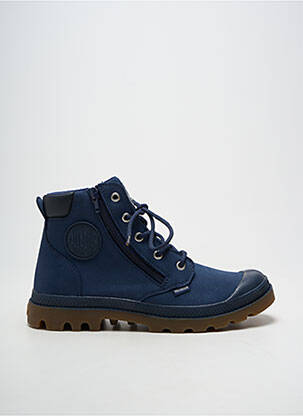 Bottines/boots talon bas talon plat jusqu'à 3cm bleu PALLADIUM femme