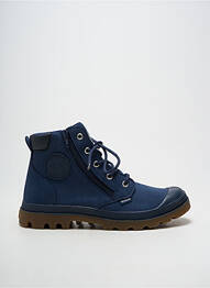 Bottines/boots fermeture zip et lacets talon plat jusqu'à 3cm bleu PALLADIUM femme