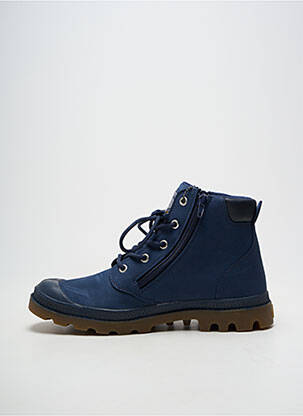 Bottines/boots talon bas talon plat jusqu'à 3cm bleu PALLADIUM femme