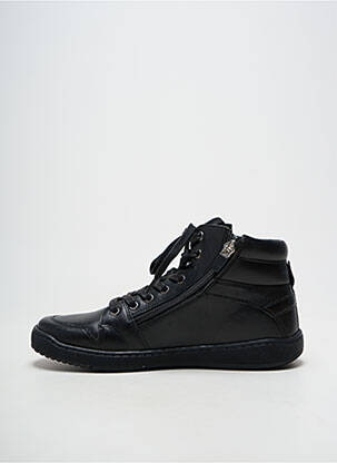 Baskets fermeture zip et lacets talon plat jusqu'à 3cm noir PALLADIUM femme