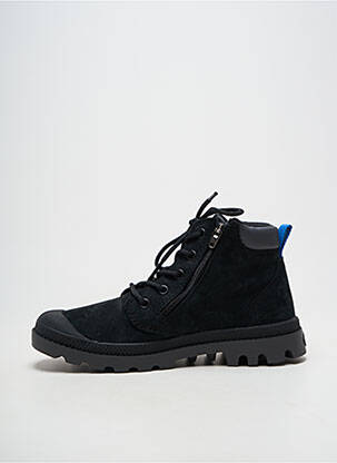 Bottines/boots bout rond talon plat jusqu'à 3cm noir PALLADIUM femme