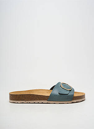 Mules/sabots voute plantaire talon plat jusqu'à 3cm bleu LES TROPEZIENNES PAR M.BELARBI femme