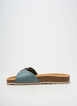 Mules/sabots voute plantaire talon plat jusqu'à 3cm bleu LES TROPEZIENNES PAR M.BELARBI femme