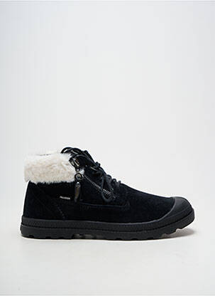 Bottines/boots bout rond talon plat jusqu'à 3cm noir PALLADIUM femme