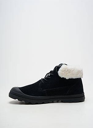 Bottines/boots bout rond talon plat jusqu'à 3cm noir PALLADIUM femme