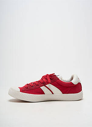 Baskets bout rond bout rond rouge PALLADIUM unisexe