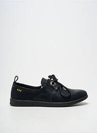 Baskets bout rond talon plat jusqu'à 3cm noir ARMISTICE femme