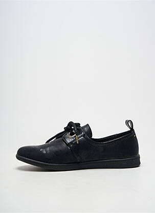 Baskets bout rond talon plat jusqu'à 3cm noir ARMISTICE femme