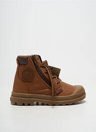 Bottines/boots bout rond bout rond marron PALLADIUM garçon