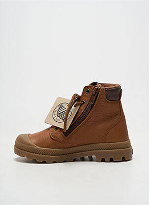 Bottines/boots bout rond bout rond marron PALLADIUM garçon