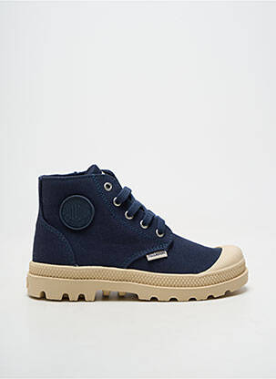 Bottines/boots bout rond bout rond bleu PALLADIUM garçon