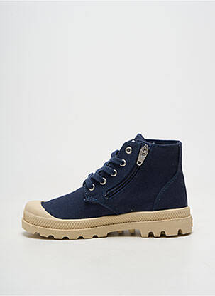 Bottines/boots bout rond bout rond bleu PALLADIUM garçon