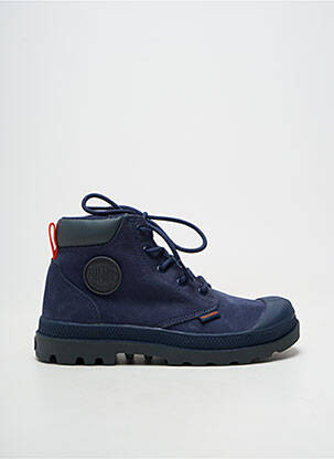 Bottines/boots bout rond bout rond bleu PALLADIUM enfant