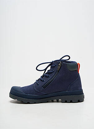 Bottines/boots bout rond bout rond bleu PALLADIUM enfant