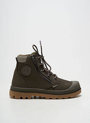 Bottines/boots bout rond bout rond vert PALLADIUM garçon