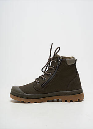 Bottines/boots bout rond bout rond vert PALLADIUM garçon