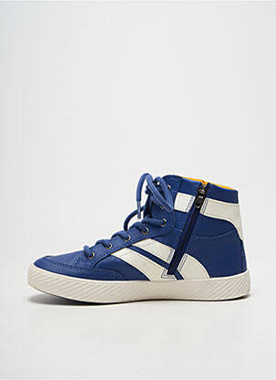 Baskets bout rond bout rond bleu PALLADIUM garçon