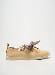 Derbies bout rond talon plat jusqu'à 3cm beige ARMISTICE femme