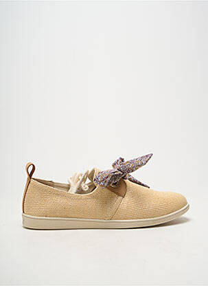 Derbies bout rond talon plat jusqu'à 3cm beige ARMISTICE femme