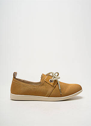 Slip ons bout rond talon plat jusqu'à 3cm marron ARMISTICE femme