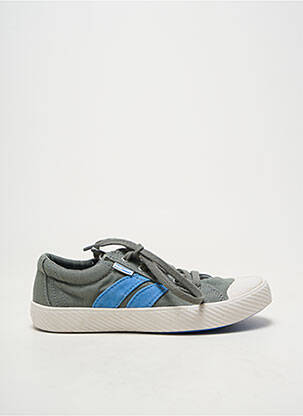 Baskets bout rond bout rond vert PALLADIUM garçon