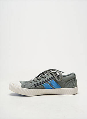 Baskets bout rond bout rond vert PALLADIUM garçon