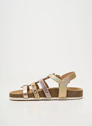 Sandales/nu pieds matière lisse bout ouvert or LES TROPEZIENNES PAR M.BELARBI fille