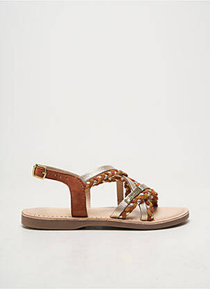 Sandales/nu pieds fermeture boucle(s) bout ouvert marron LES TROPEZIENNES PAR M.BELARBI fille