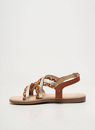 Sandales/nu pieds fermeture boucle(s) bout ouvert marron LES TROPEZIENNES PAR M.BELARBI fille
