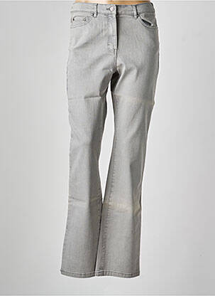 Jeans coupe droite stretch taille normale gris KARTING femme
