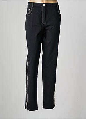 Pantalon droit stretch taille normale noir PAUPORTÉ femme