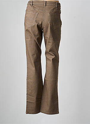 Pantalon droit stretch taille normale marron KARTING femme