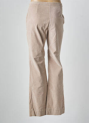 Pantalon droit stretch taille normale beige CLAUDIA GIL femme