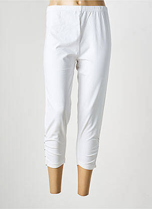 Legging taille élastique blanc CONCEPT K femme