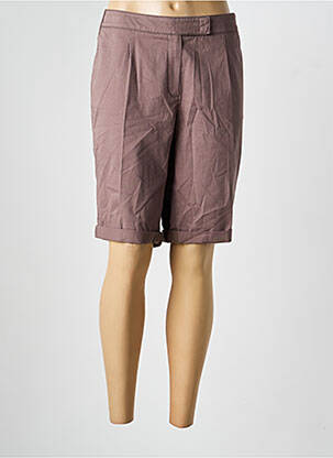 Bermuda coupe droite marron OLSEN homme