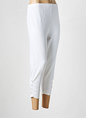 Legging taille élastique blanc CONCEPT K femme