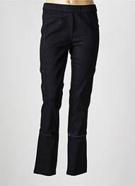 Pantalon droit taille élastique noir FRANK WALDER femme