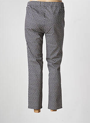 Pantalon 7/8 taille élastique bleu FRANK WALDER femme