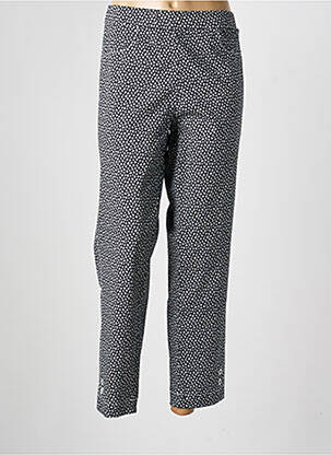 Pantalon droit taille élastique noir FRANK WALDER femme