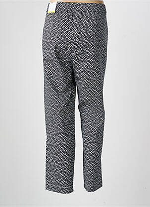 Pantalon droit taille élastique noir FRANK WALDER femme