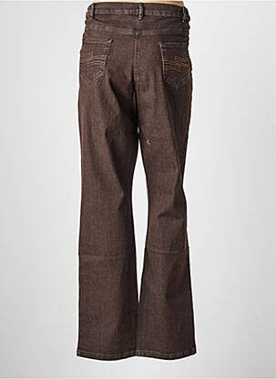 Jean coupe flare poches marron KARTING femme