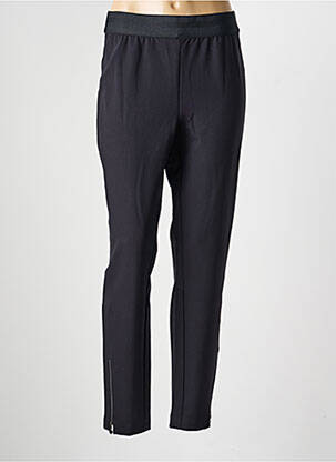 Pantalon slim taille élastique noir TONI femme
