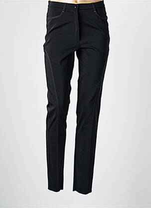 Pantalon slim taille élastique taille normale noir KARTING femme