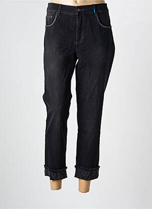 Jeans coupe slim stretch taille normale noir RABE femme
