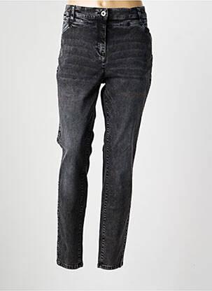 Jeans coupe slim stretch taille normale noir TONI femme