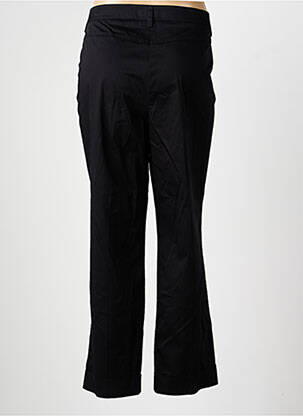 Pantalon droit tissage popeline taille normale noir OLSEN femme