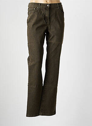 Jeans coupe slim stretch taille normale marron KARTING femme