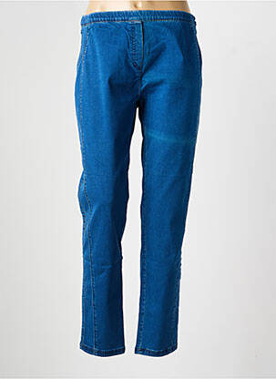 Jeans coupe slim stretch taille normale bleu PAUPORTÉ femme