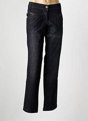 Jeans coupe droite taille normale taille normale noir OLSEN femme