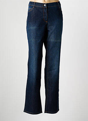 Jeans coupe droite stretch taille normale bleu OLSEN femme